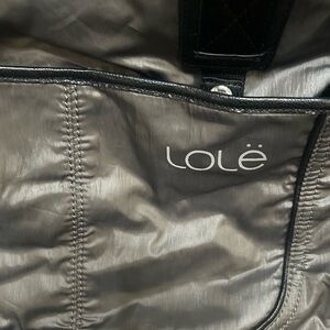 Lole Shiny Pewter Gym/Yoga bag